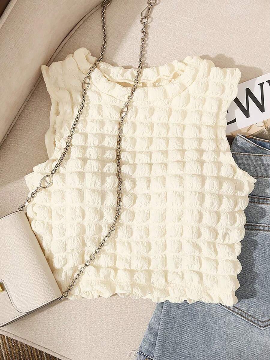 Top SHEIN, galben