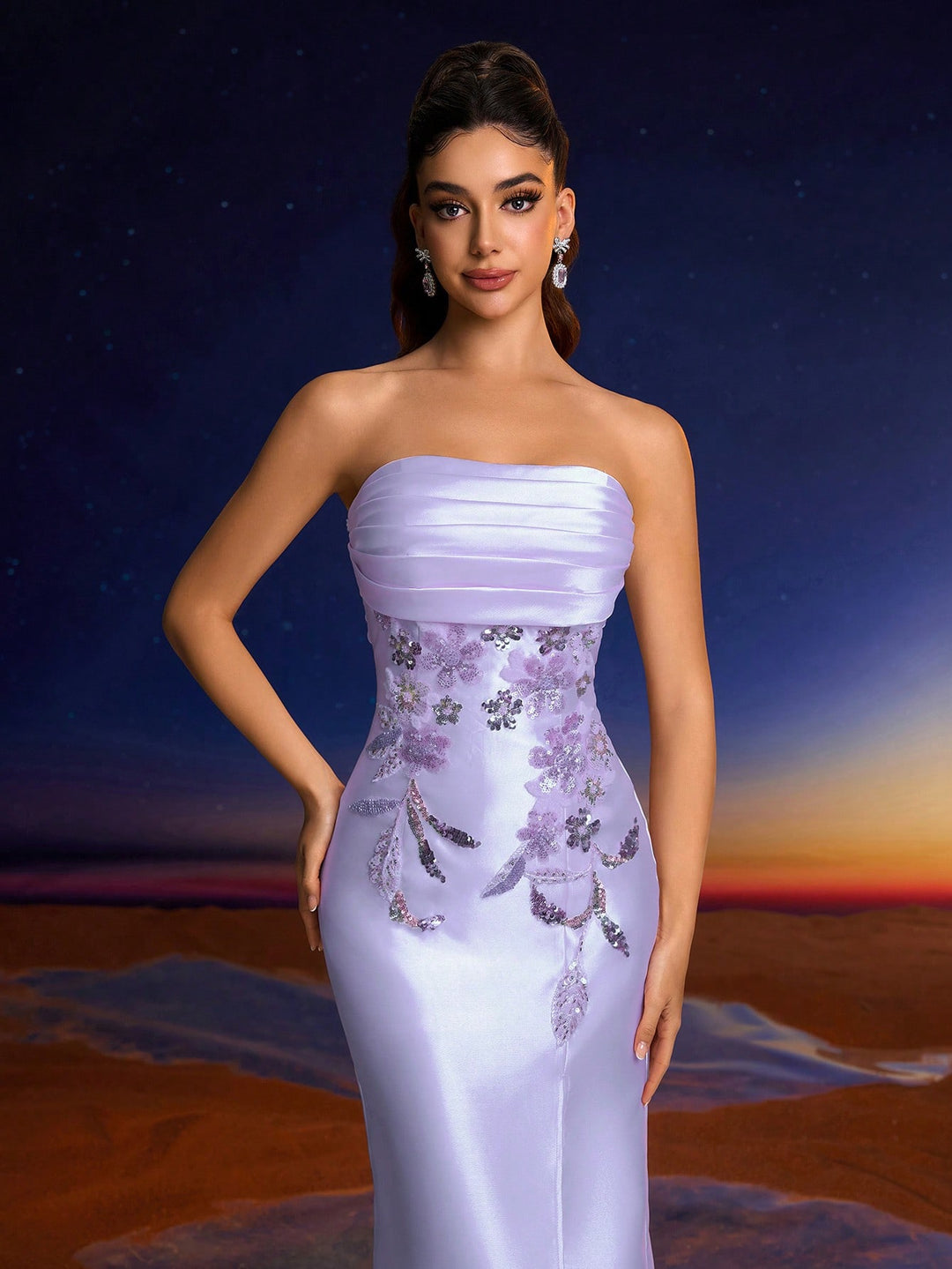 Rochie SHEIN, vișiniu