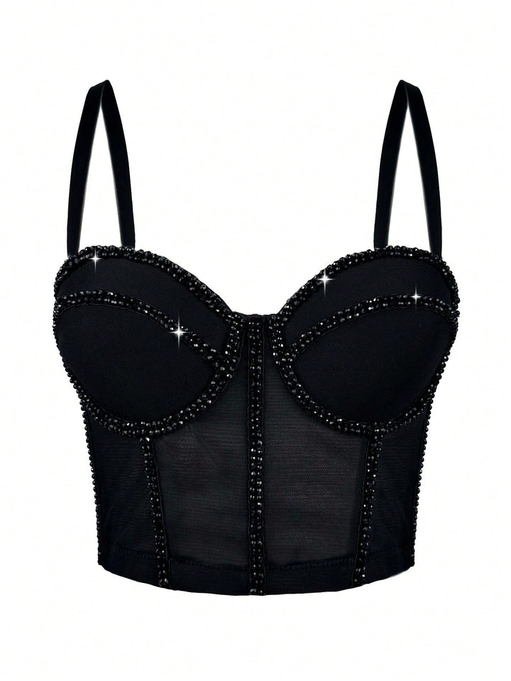 Top SHEIN, negru