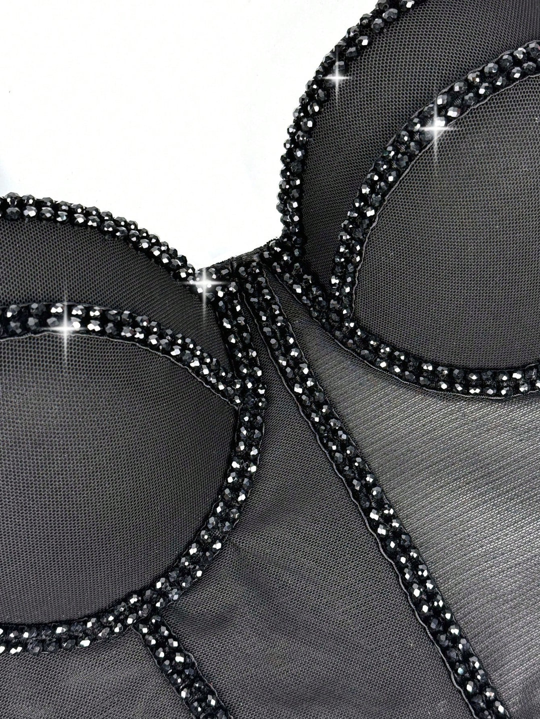 Top SHEIN, negru