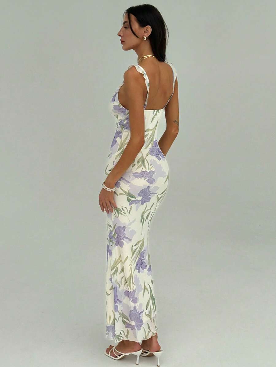 Rochie maxi SHEIN, mix culori