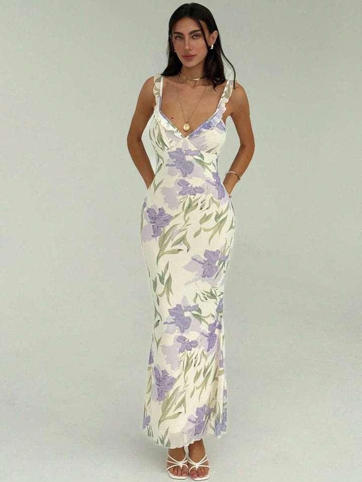 Rochie maxi SHEIN, mix culori