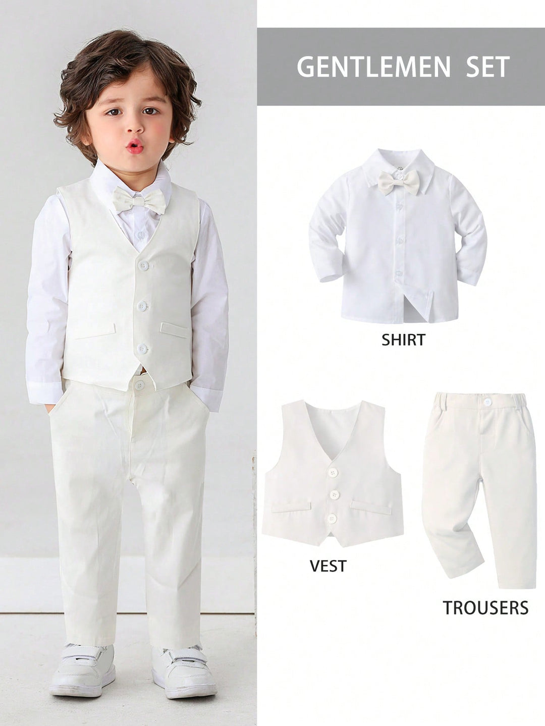 Costum SHEIN, alb