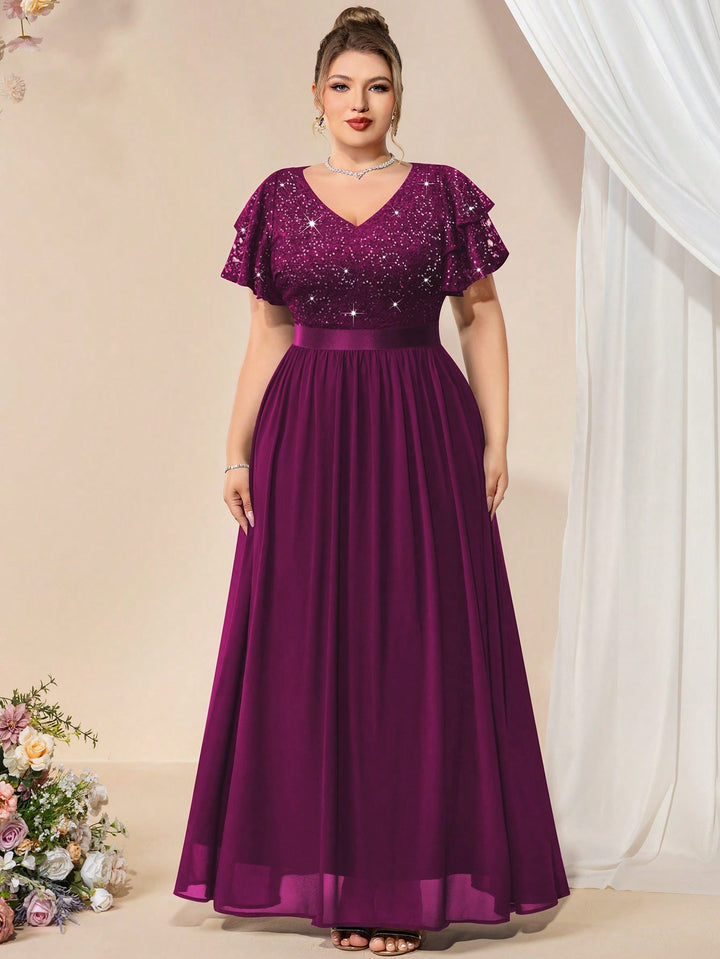 Rochie SHEIN, vișiniu
