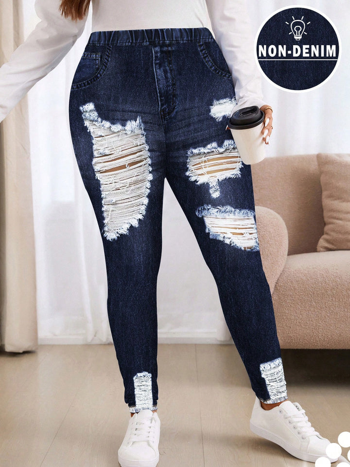 SHEIN leggings, kék