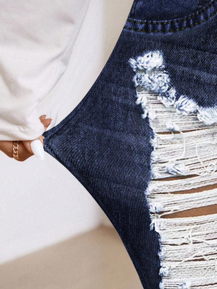 SHEIN leggings, kék