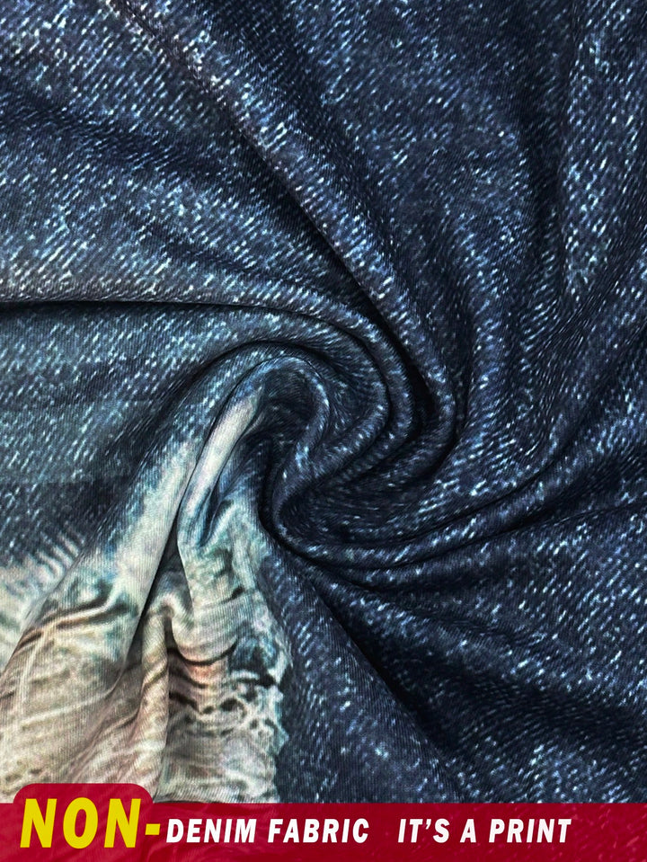 SHEIN leggings, kék