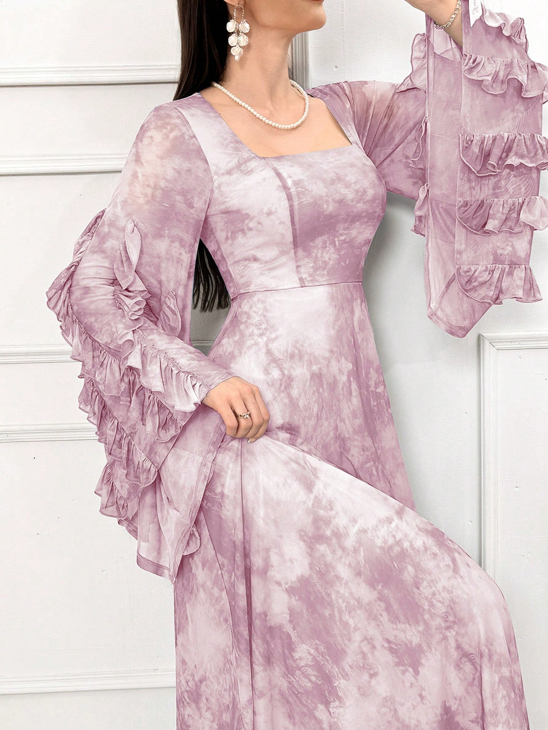 Rochie maxi SHEIN, roz