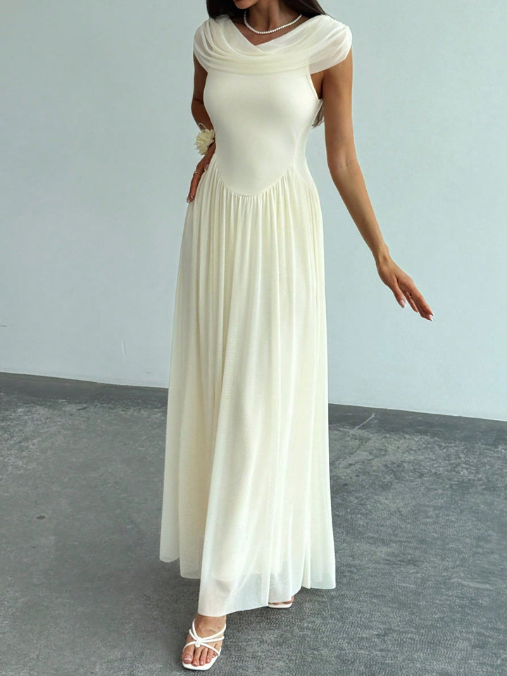 SHEIN maxi ruha, bézs