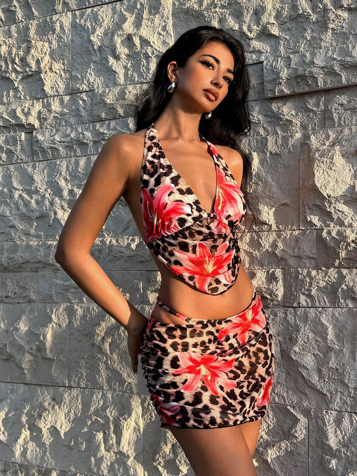 Set bikini SHEIN, mix culori