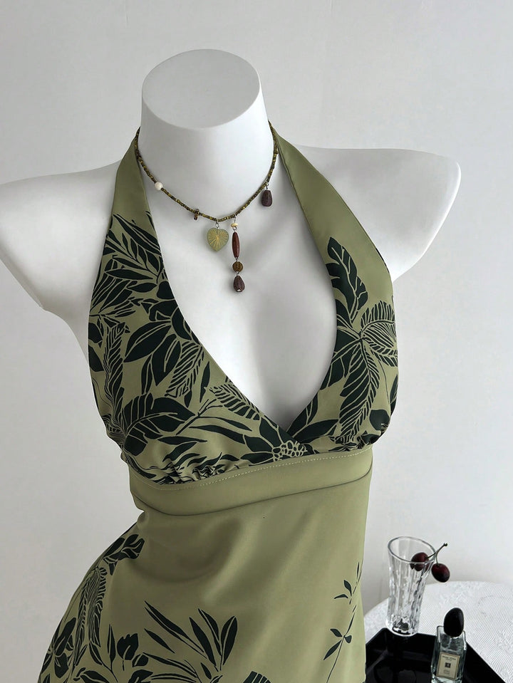 Rochie mini SHEIN, verde