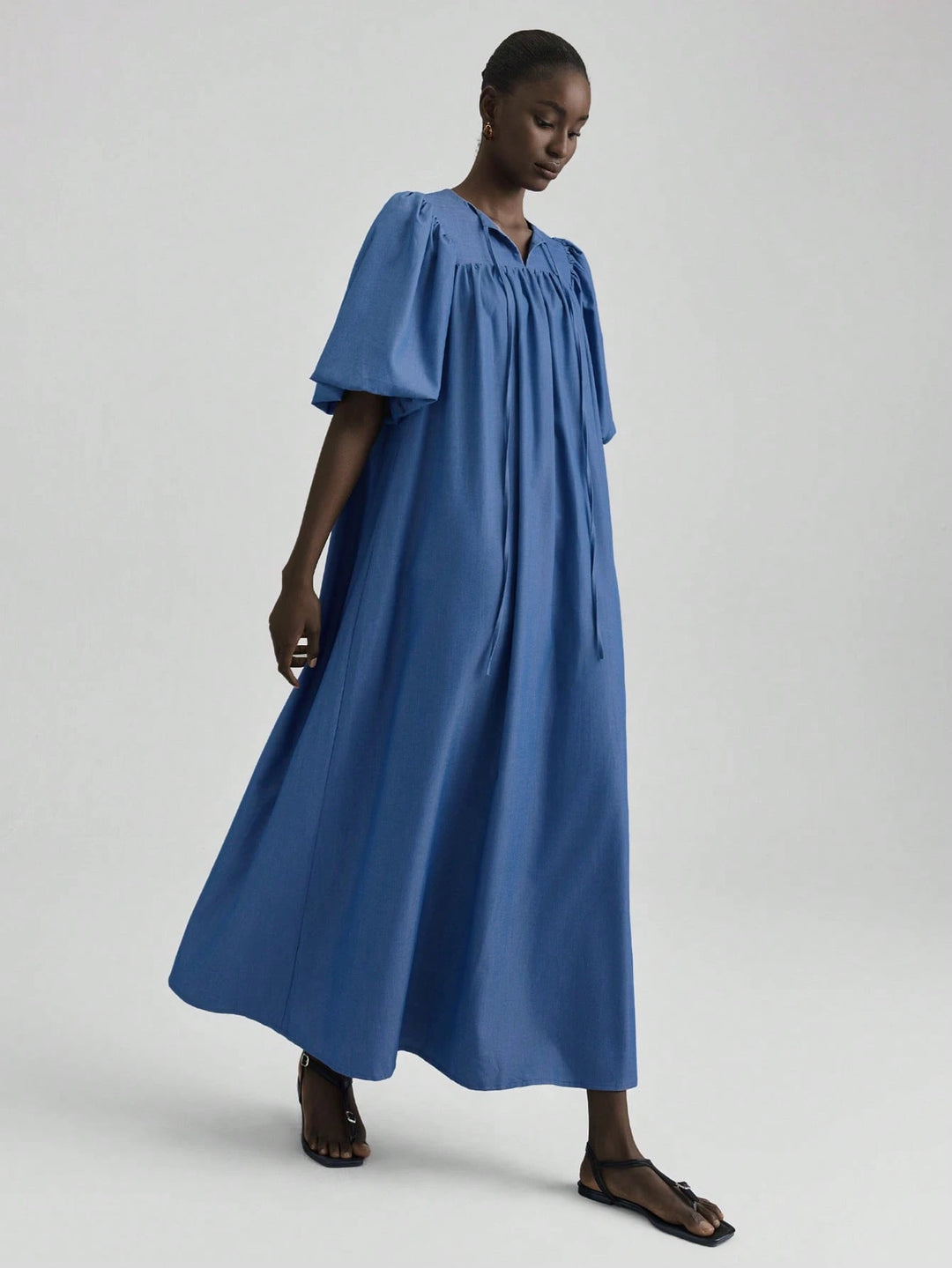 Rochie maxi SHEIN, albastru