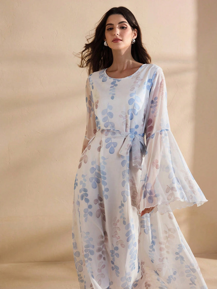 Rochie maxi SHEIN, mix culori