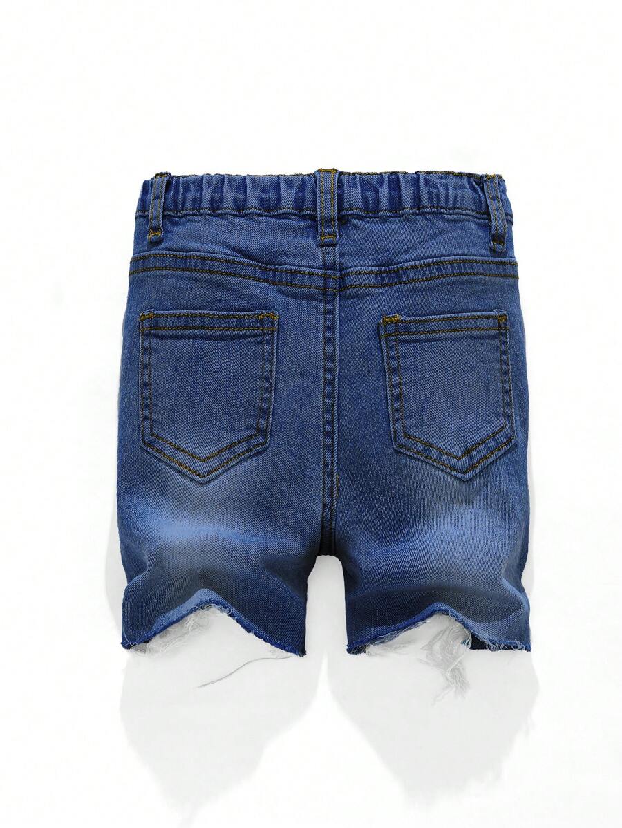 Pantaloni scurți de blugi SHEIN, albastru