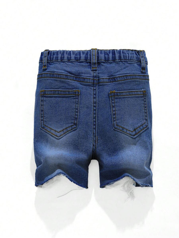 Pantaloni scurți de blugi SHEIN, albastru