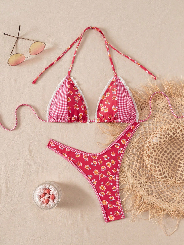 Set bikini SHEIN, mix culori