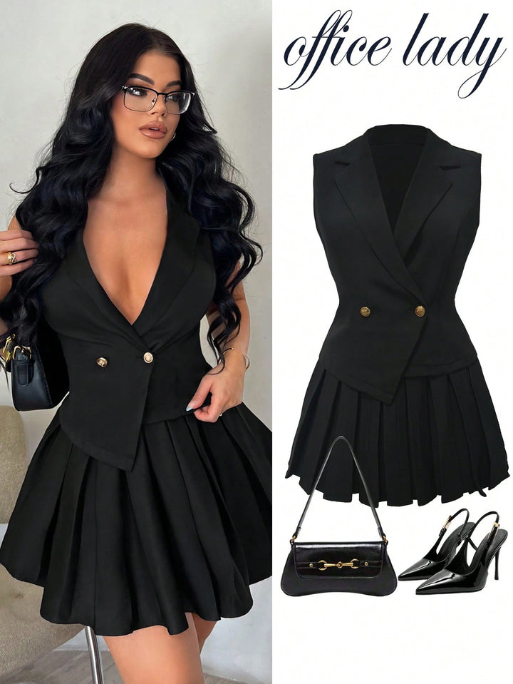 Costum SHEIN, negru