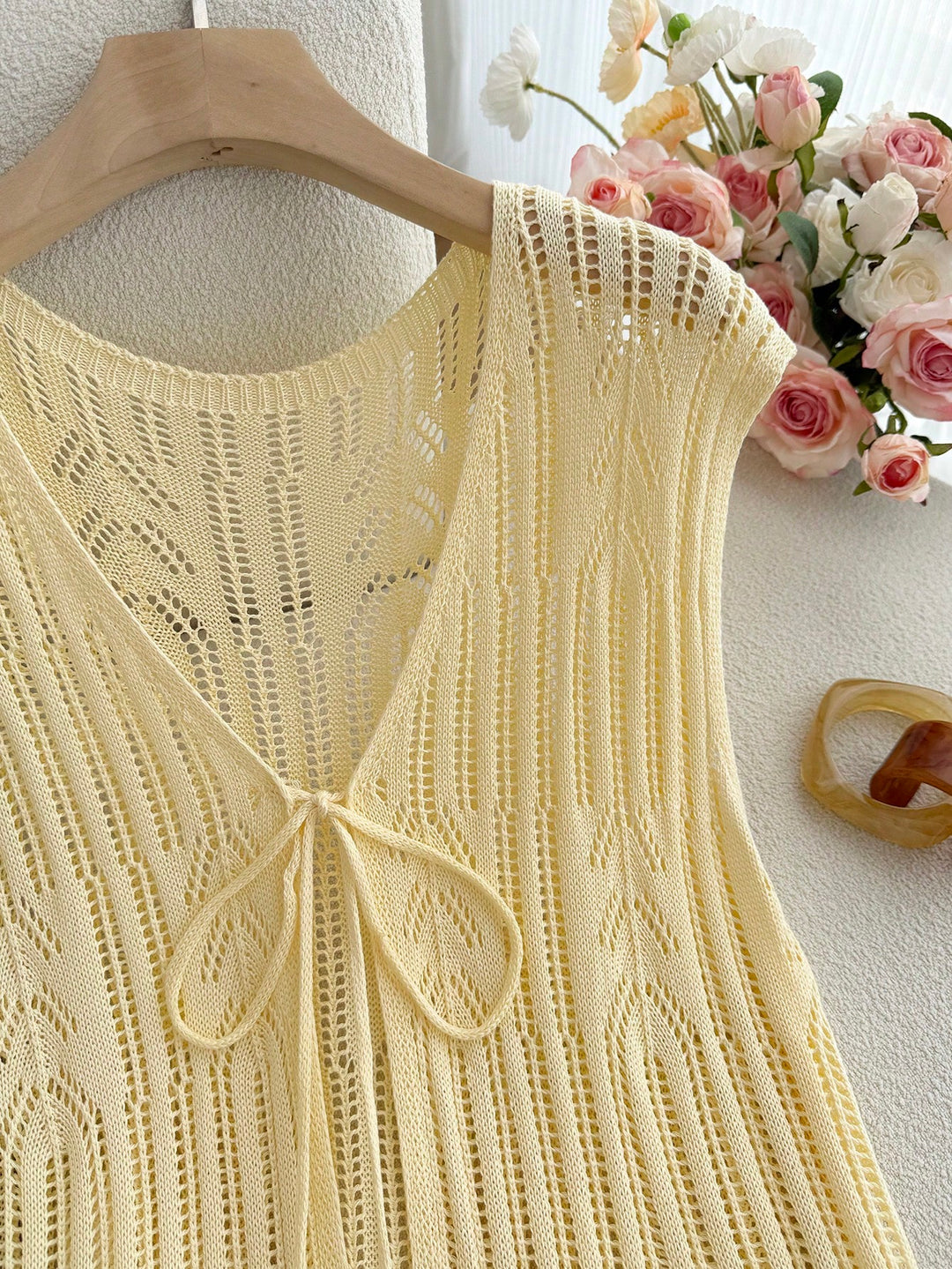 Top SHEIN, galben