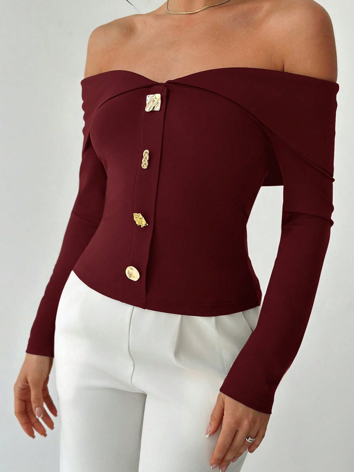 Tricou SHEIN, vișiniu
