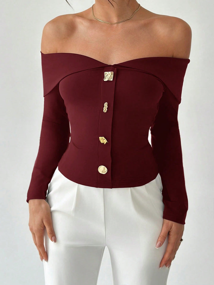 Tricou SHEIN, vișiniu
