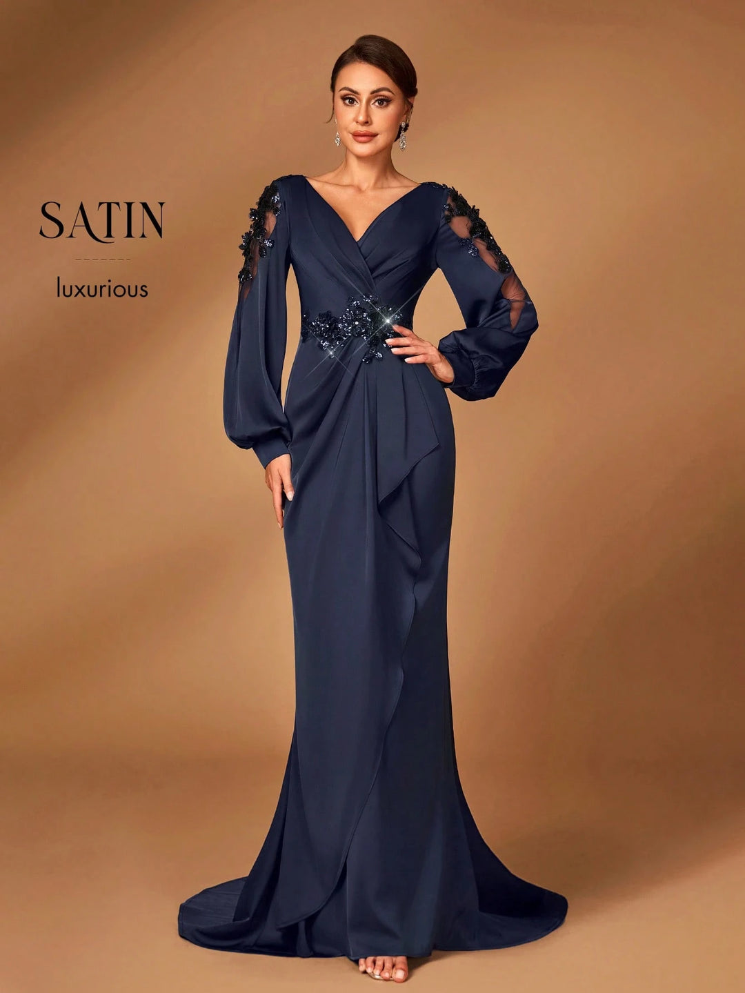Rochie de ocazie SHEIN, albastru