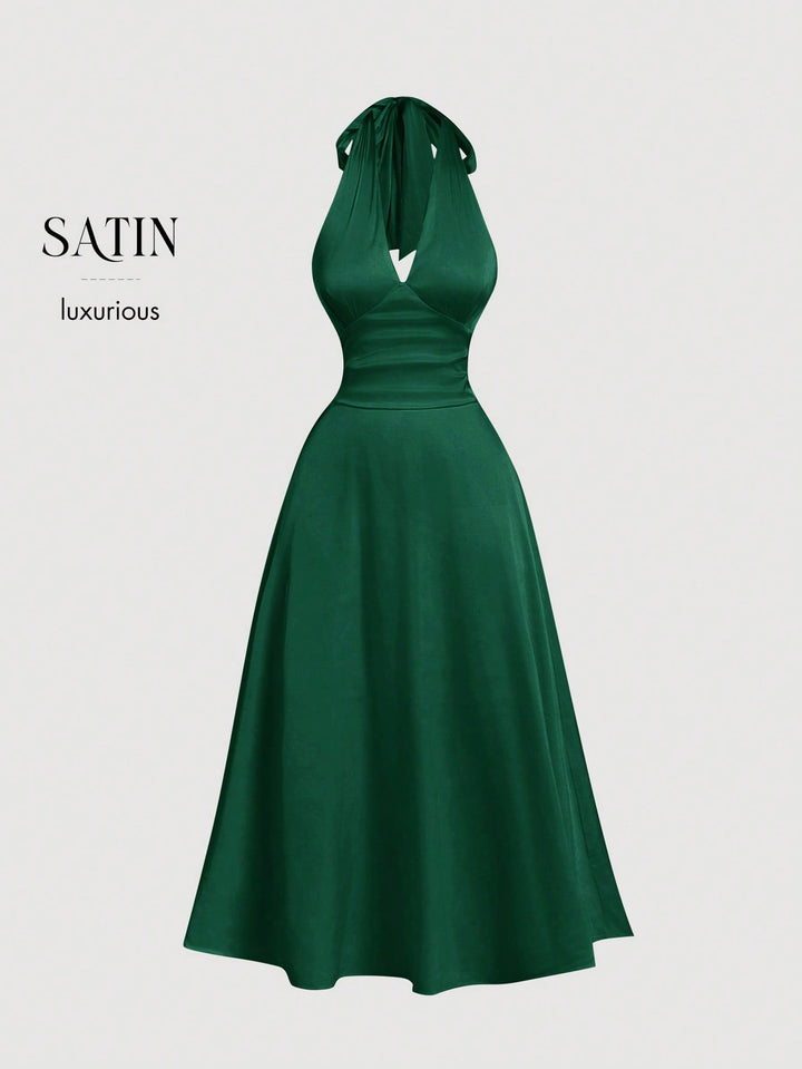 Rochie midi SHEIN, verde