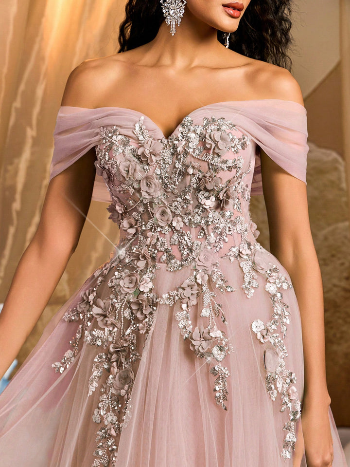 Rochie de ocazie SHEIN, roz