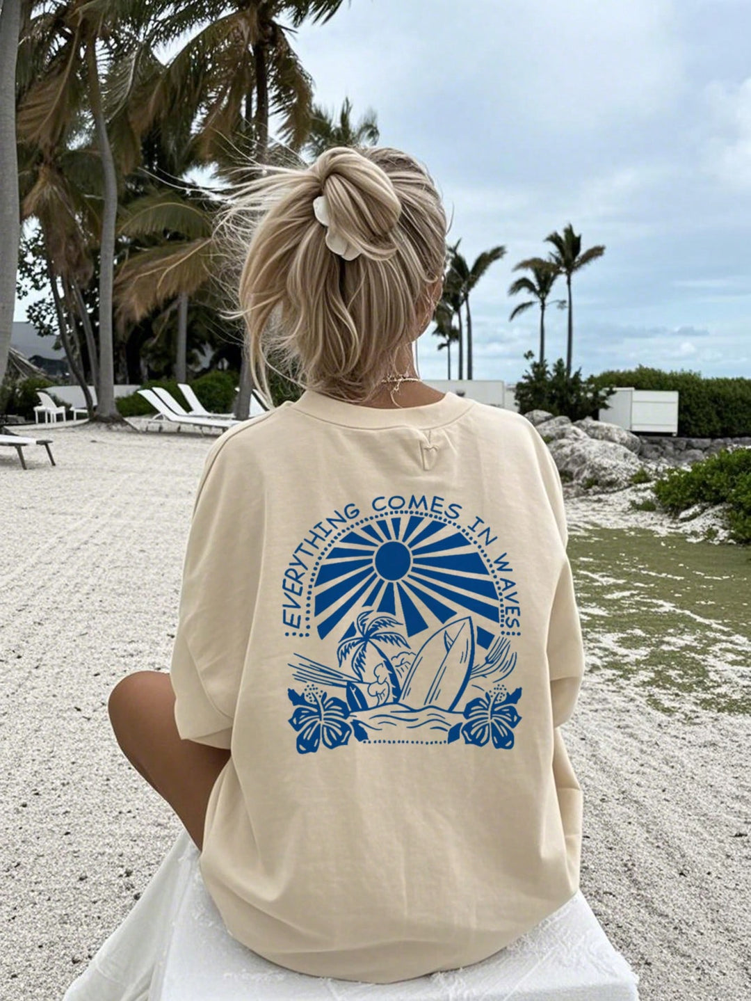 Tricou SHEIN, portocaliu
