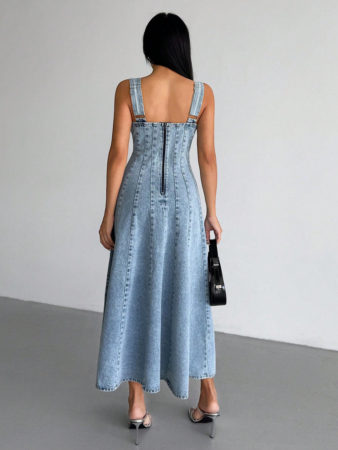 SHEIN kék farmerruha