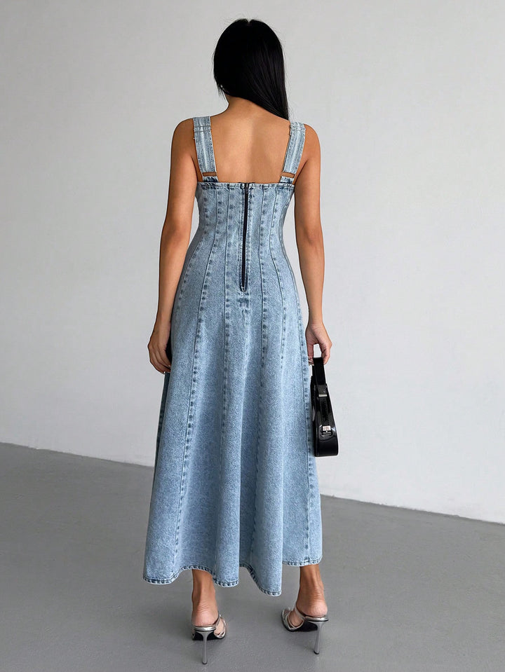 SHEIN kék farmerruha