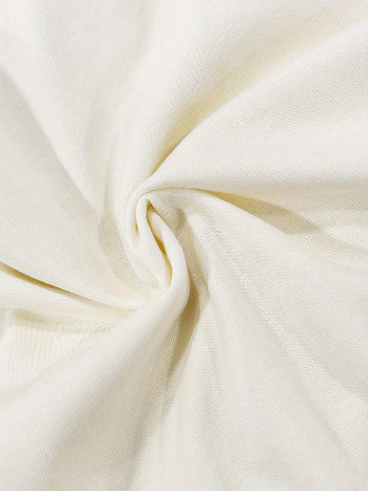 Tricou SHEIN, crem