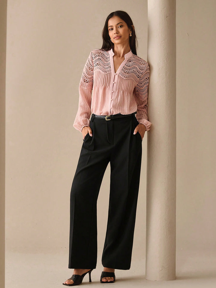 Pantaloni SHEIN, negru