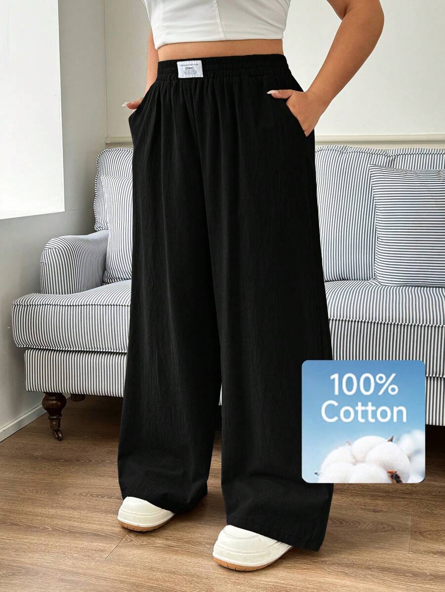 Pantaloni SHEIN, negru