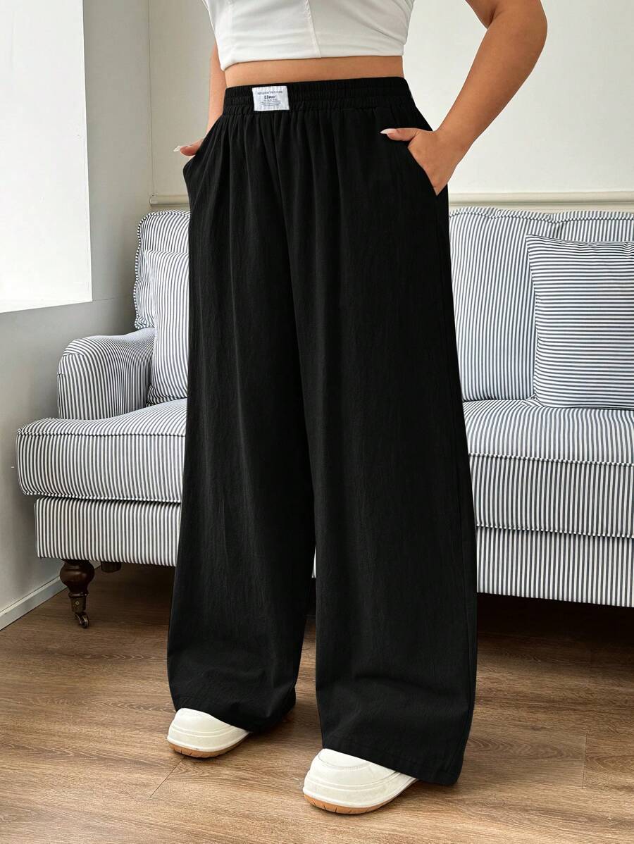 Pantaloni SHEIN, negru