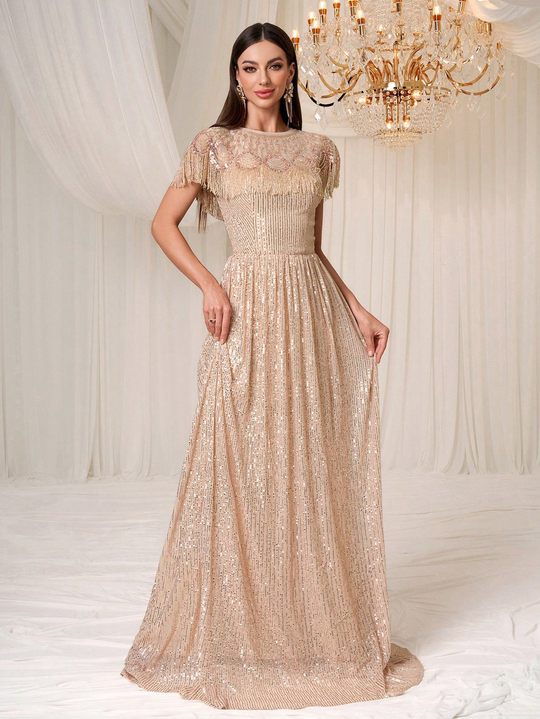 Rochie SHEIN, auriu