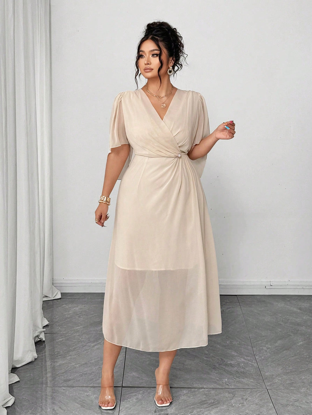 Rochie SHEIN, bej