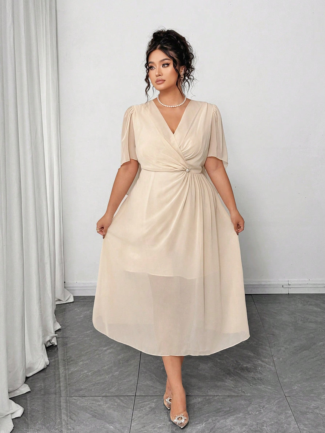 Rochie SHEIN, bej