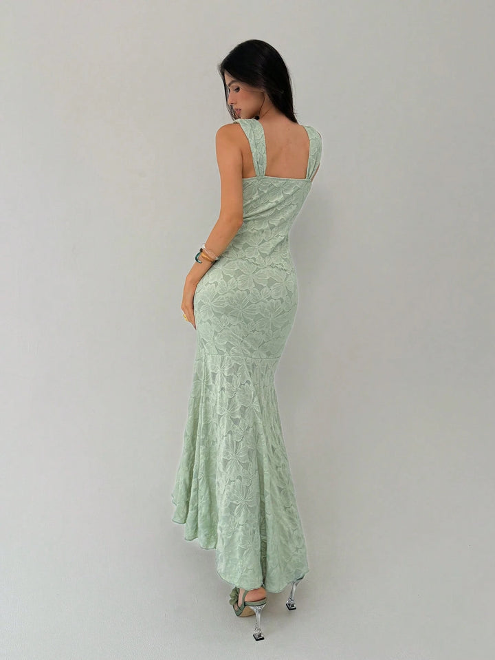 Rochie maxi Shein, verde