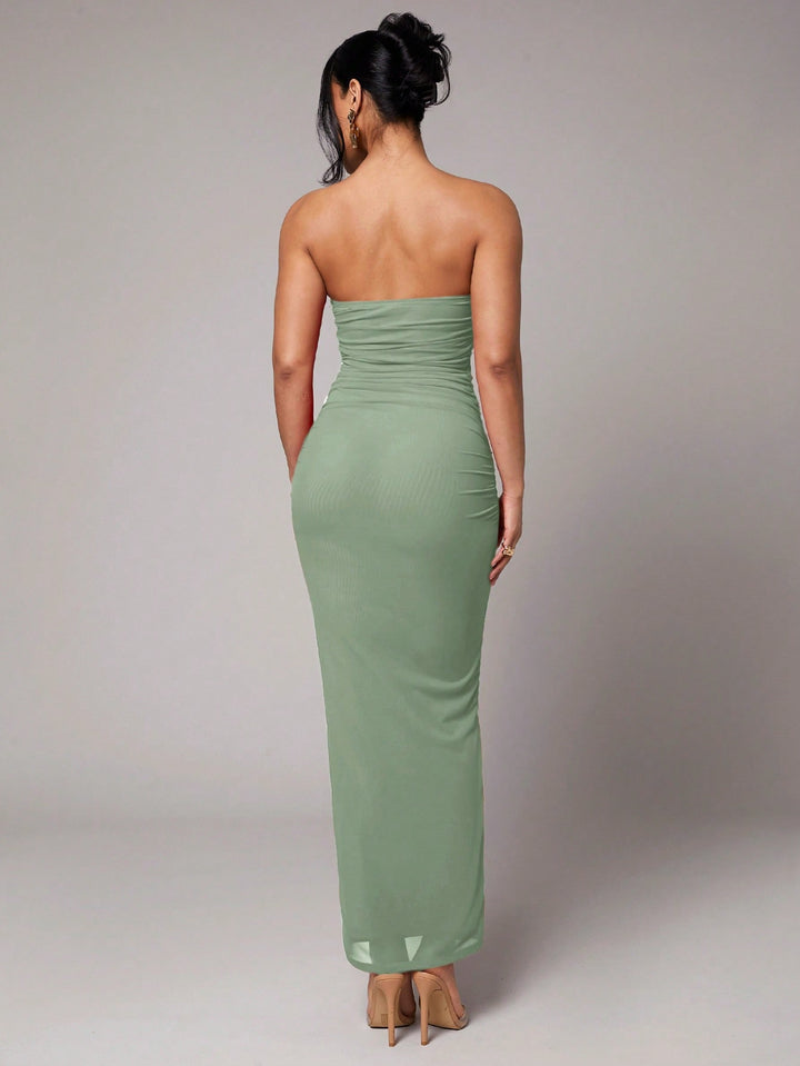 Rochie maxi SHEIN, verde