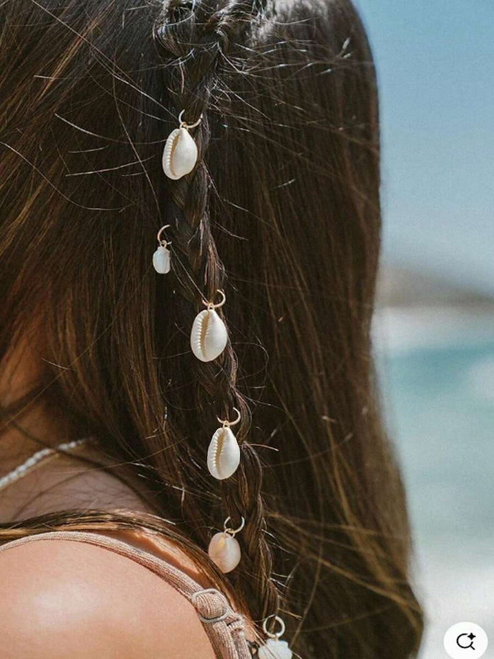Set accesorii pentru păr SHEIN, crem