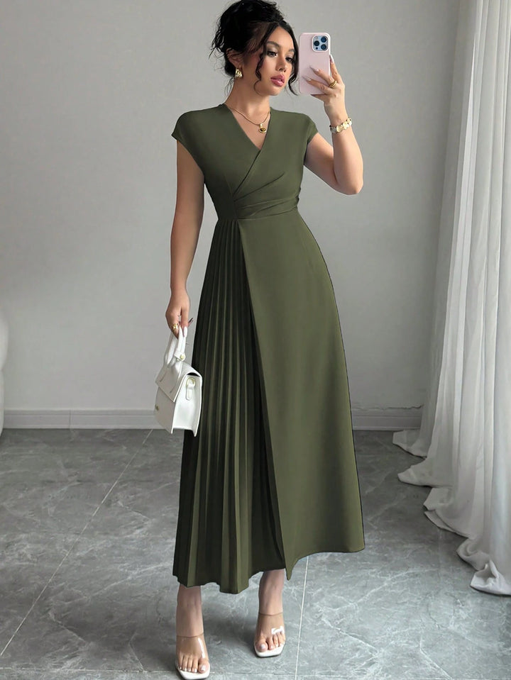 Rochie maxi SHEIN, kaki