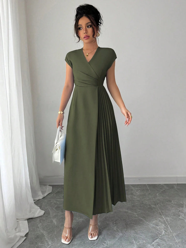 Rochie maxi SHEIN, kaki