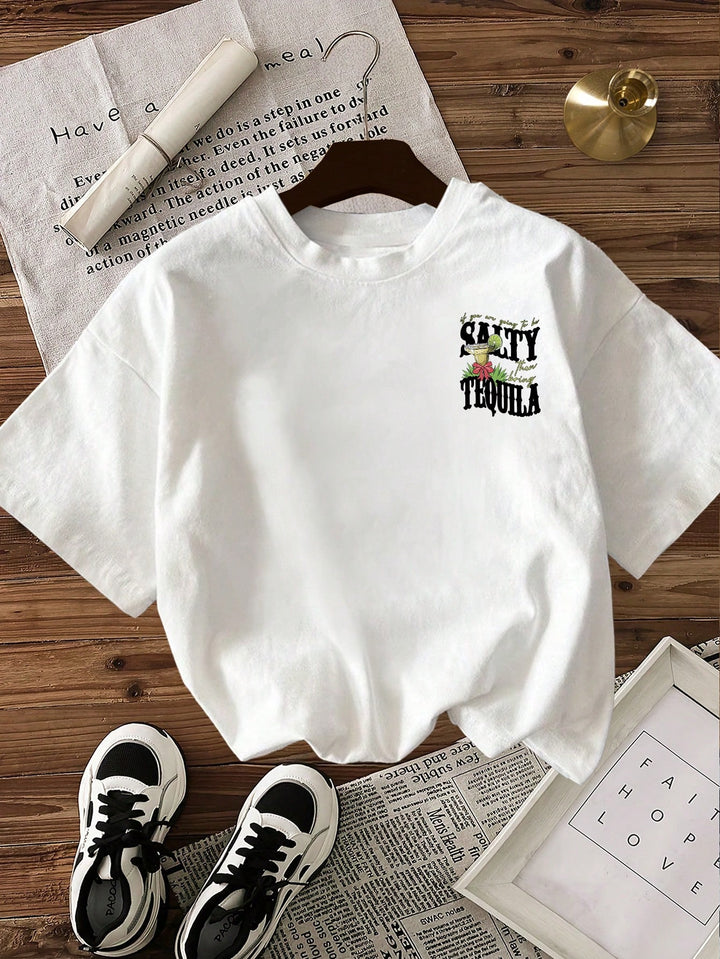 SHEIN póló, fehér