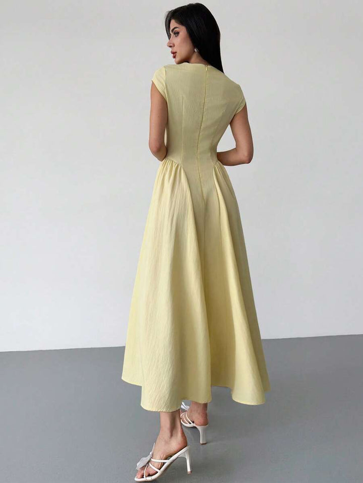 Rochie maxi SHEIN, galben