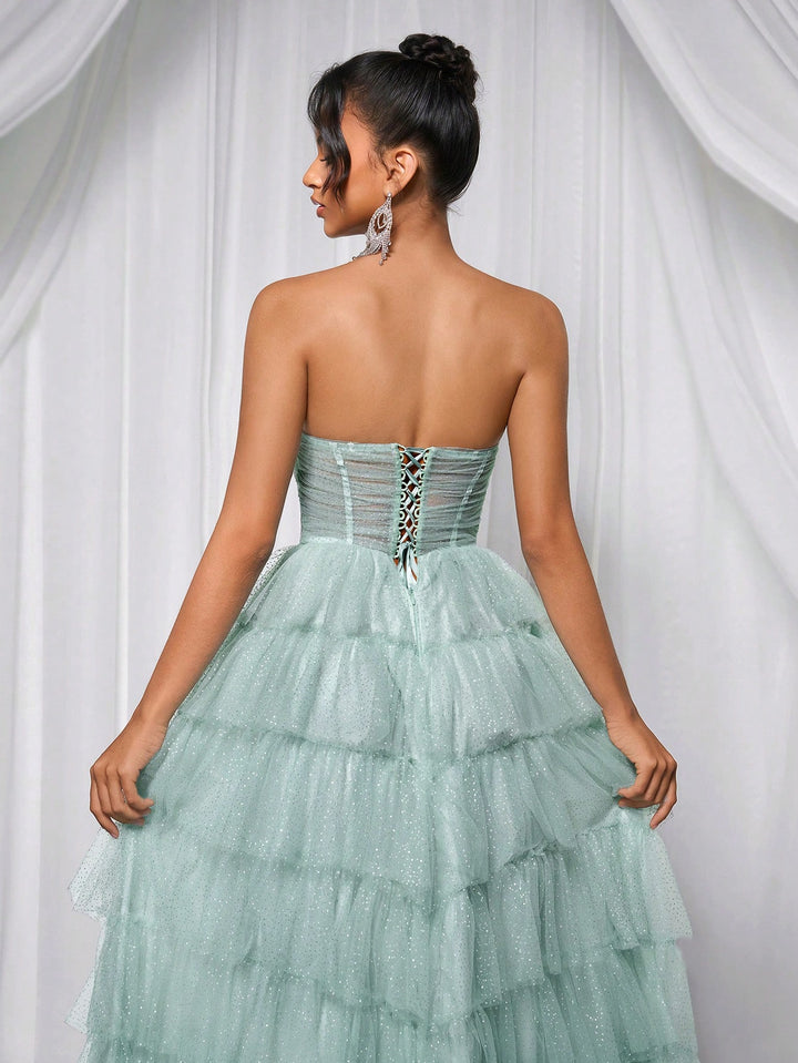 Rochie de ocazie SHEIN, verde