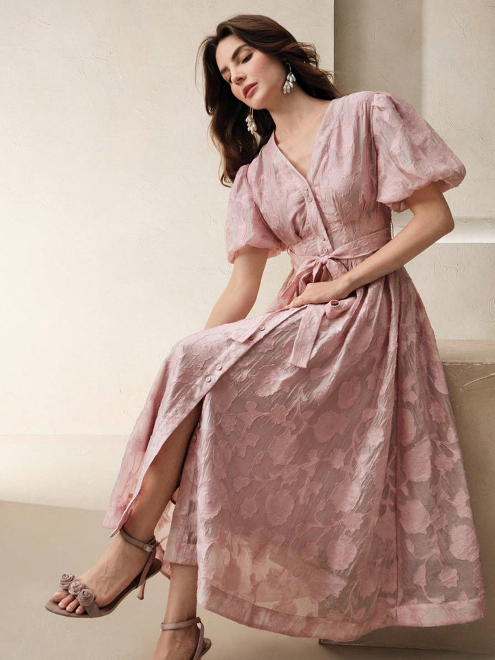 Rochie midi SHEIN, roz