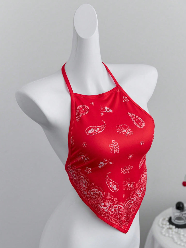 SHEIN top, piros
