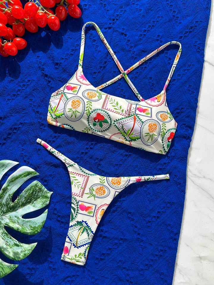 Set bikini SHEIN, mix culori