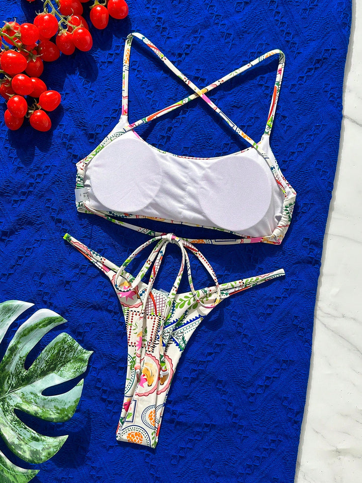 Set bikini SHEIN, mix culori