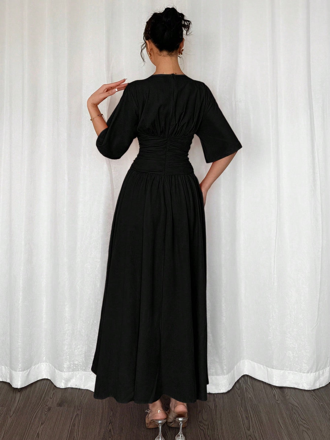 Rochie maxi SHEIN, negru